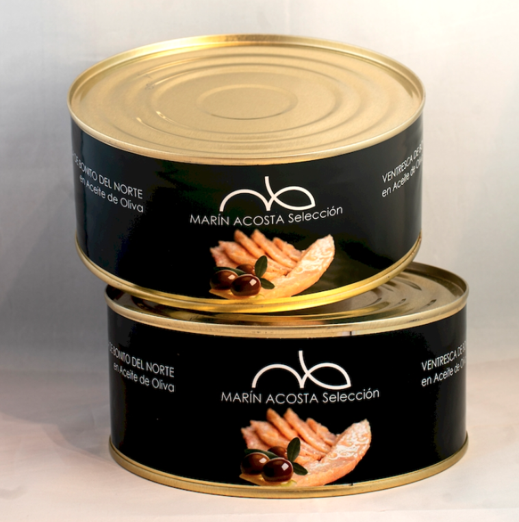 Gastronomische Ventresca van tonijn met zonne bloem olijfolie  850 Gram
