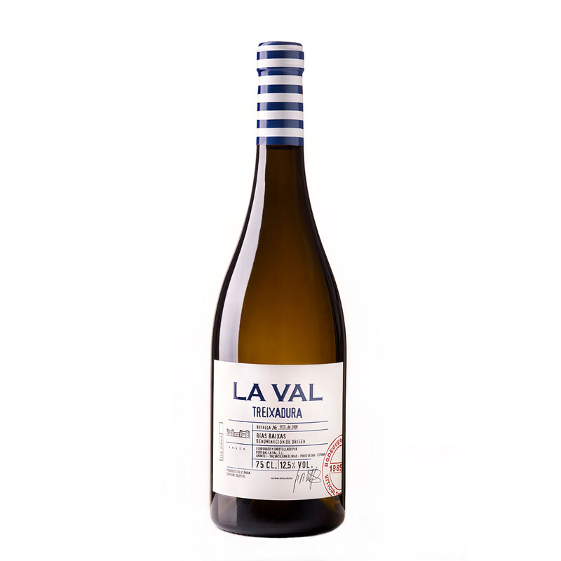 " LA VAL Treixadura " witte wijn Albariño  / 12,5%  / 12 x 75 cl