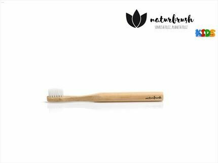 Kinderen Tandenborstel Naturbrush Biologisch afbreekbaar Bamboe Doos 12 stukken