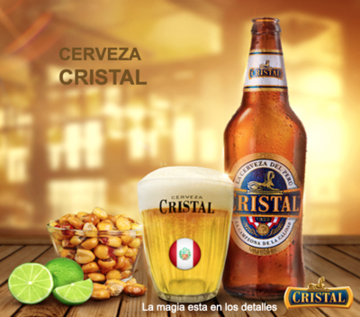 Cerveza Cristal Rubia 4,8 %  /  24 x 33 cl.
