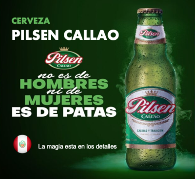 Cerveza Pilsen Callao  4,8 %  /  24 x 330 cl.