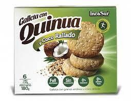Galletas Quinua con Coco , Display 12 x 30 Gram