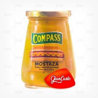 Mostaza COMPASS 6 X 230 Gram