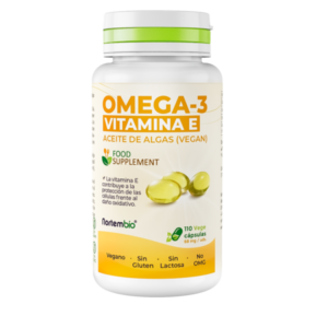 Omega 3 en vitamine E in veganistische capsules
