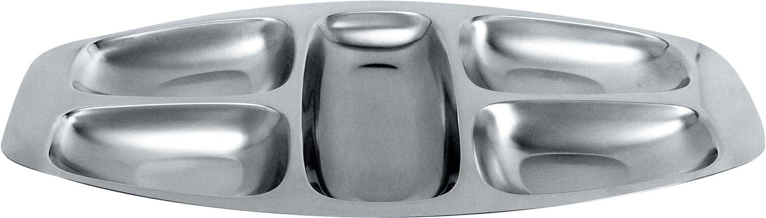 Antipastiera 5 settori acciaio inox