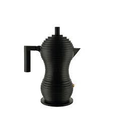 Alessi Pulcina  Caffettiera 3 tazze nera