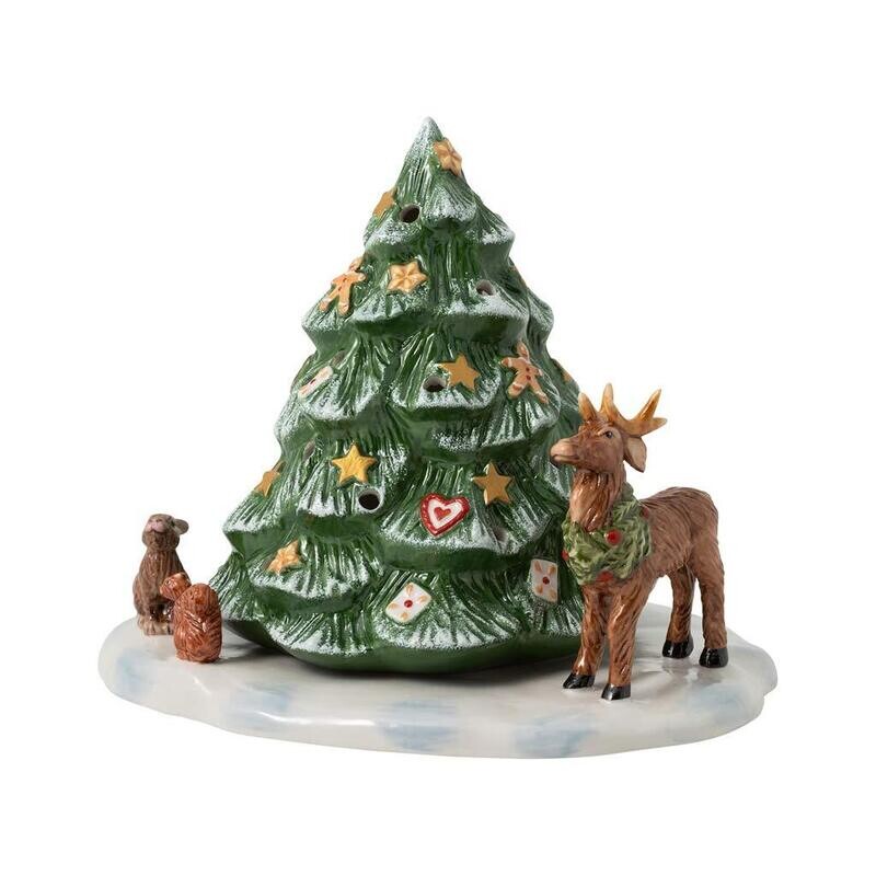 Villeroy &amp; Boch Christmas Toy’s Albero di Natale e animali del bosco