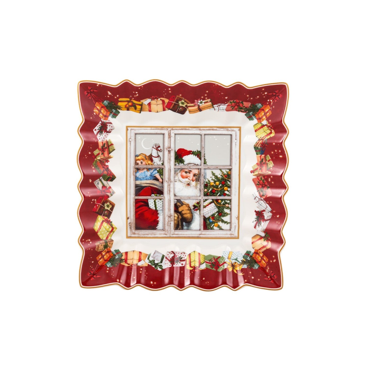 Villeroy &amp; Boch Toy’s Fantasy Ciotola quadrata babbo Natale
