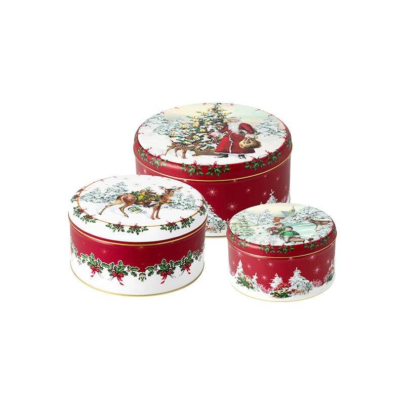 Villeroy &amp; Boch Winter Collage Set 3 scatole dolci