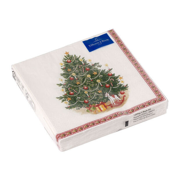 Villeroy &amp; Boch Winter Specials Tovaglioli L albero di Natale 33x33 cm 20 pz.
