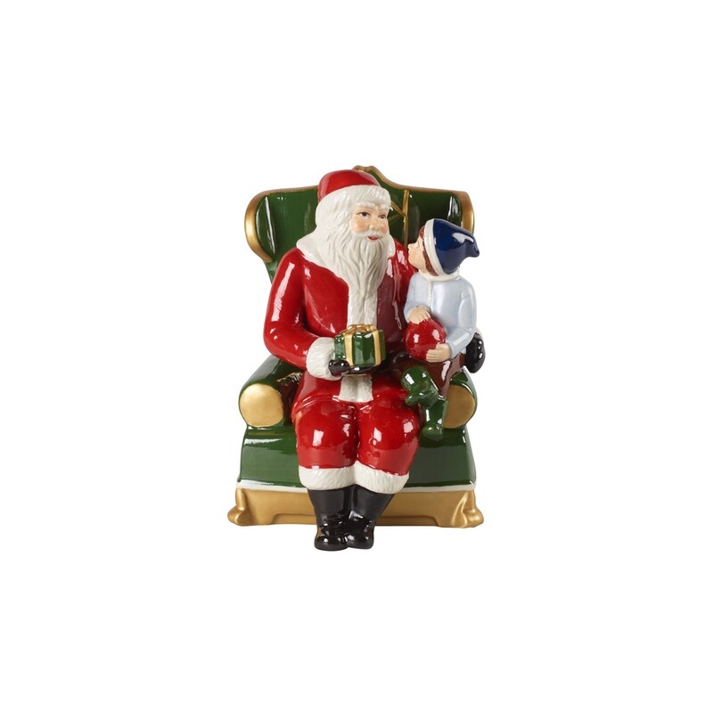Villeroy &amp; Boch Christmas Toy’s Babbo Natale su poltrona