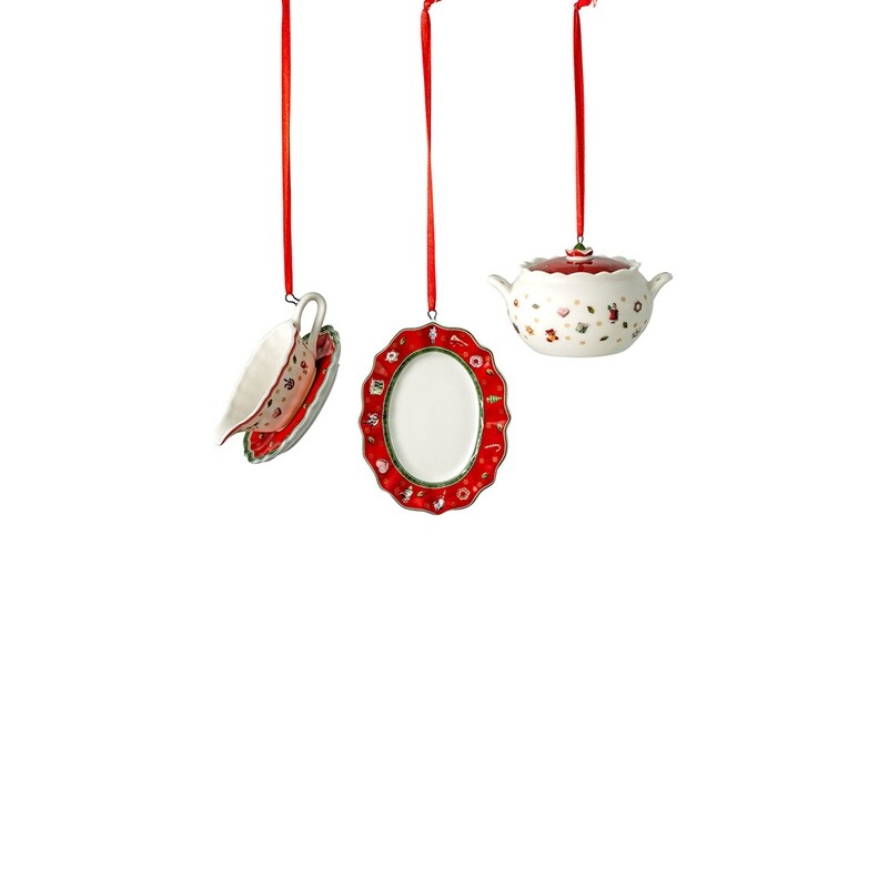 Villeroy &amp; Boch Toy’s Delight decoration Ornamenti articoli per servire set 3 pz