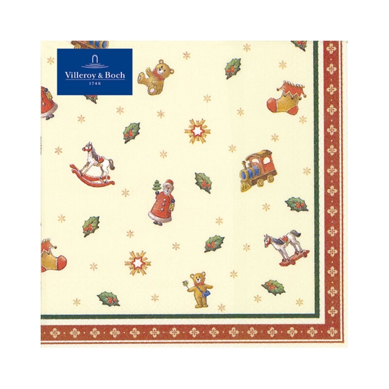 Villeroy &amp; Boch Winter Specials Tovaglioli di carta grandi giocattoli 20 pz
