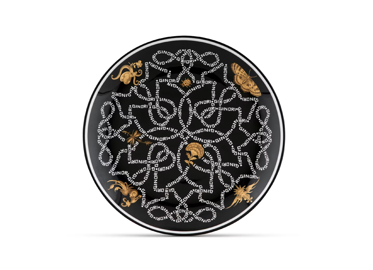 Ginori Arcadia Nero piatto dessert