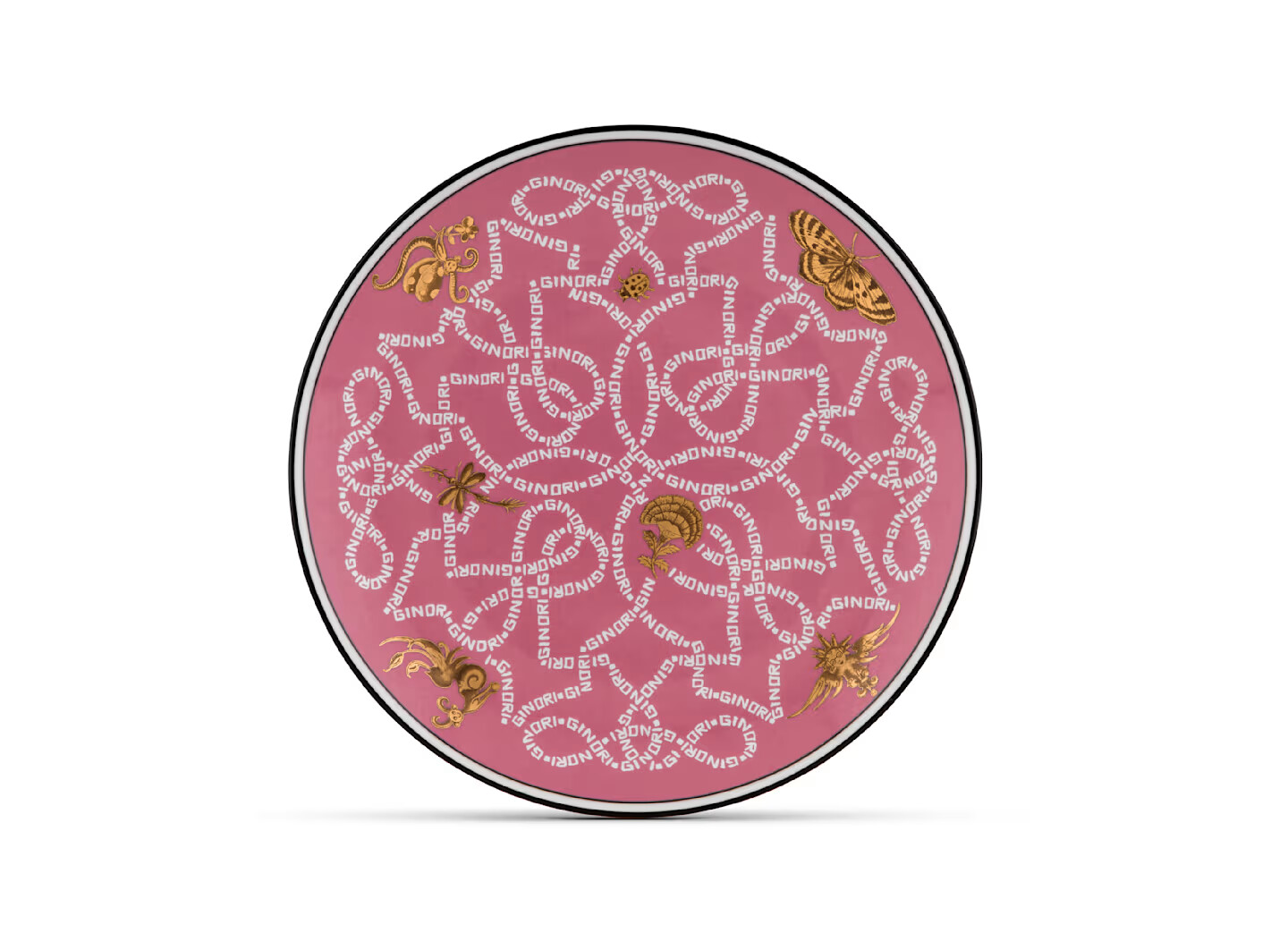 Ginori Arcadia Rosa piatto dessert