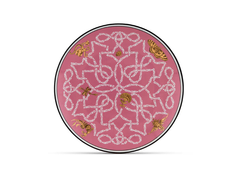 Ginori Arcadia Rosa piatto dessert