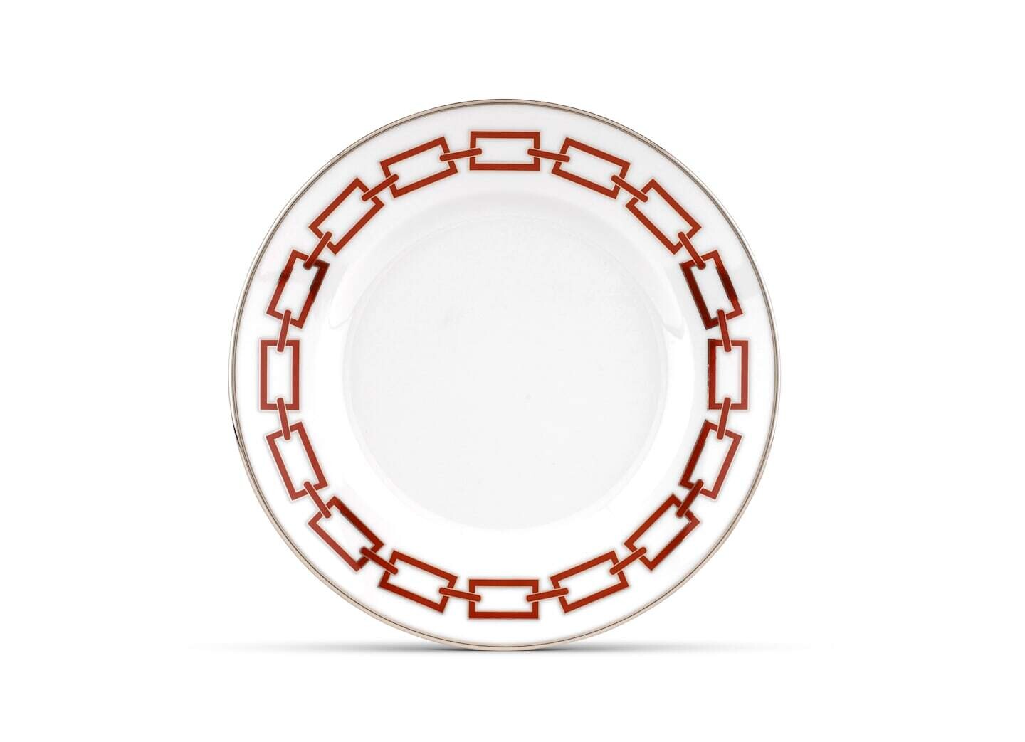 Catene scarlatto piatto dessert