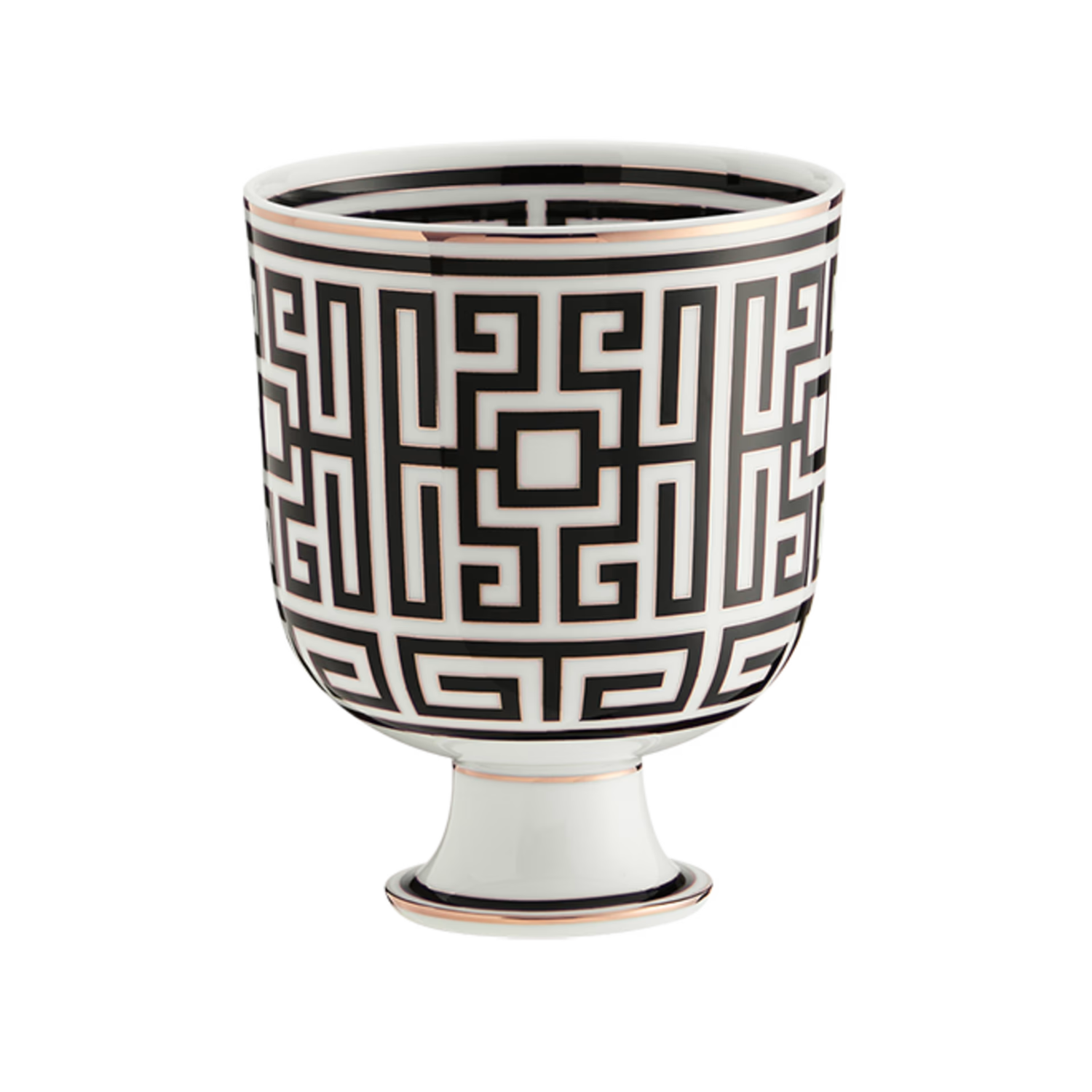 Labirinto nero vaso cachepot