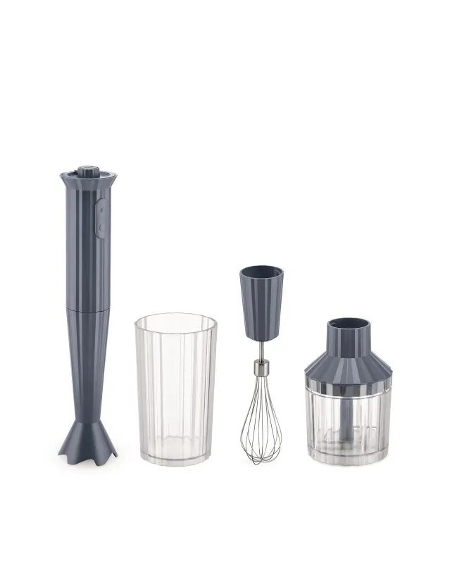 Alessi Plissé set frullatore a immersione