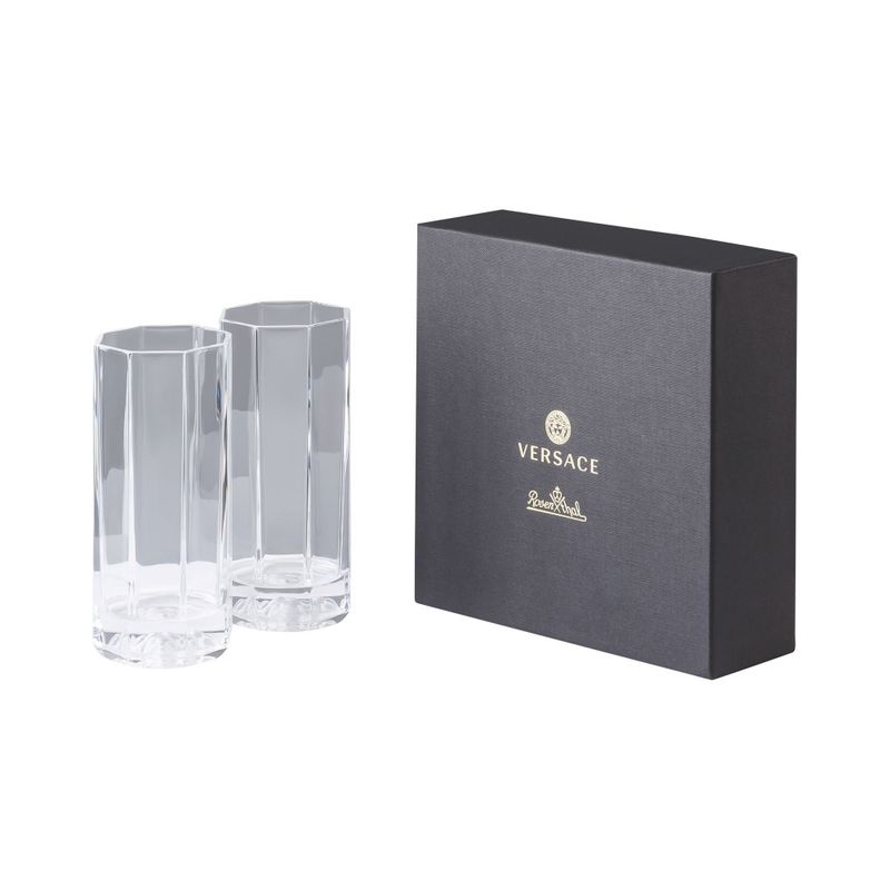 Versace Rosenthal bicchieri long drink
