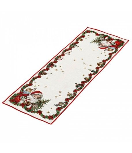 Villeroy&amp;Boch Toy's Fantasy Runner gobelin XL Babbo Natale