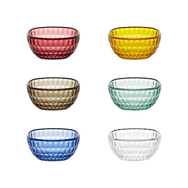 Guzzini Vanity set 6 coppette 12 cm assortite