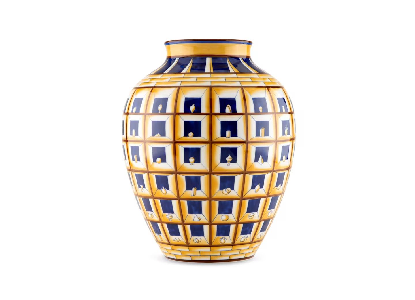 Arte di Gio Ponti Prospettica vaso ad orcino