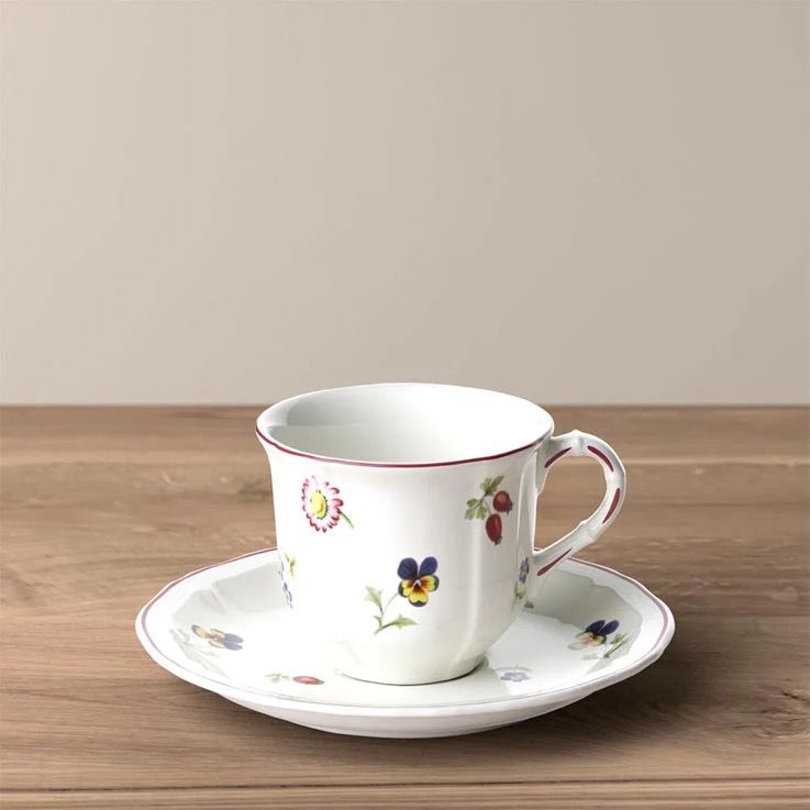Villeroy&amp;Boch Petite Fleur tazzina da caffè c/piattino