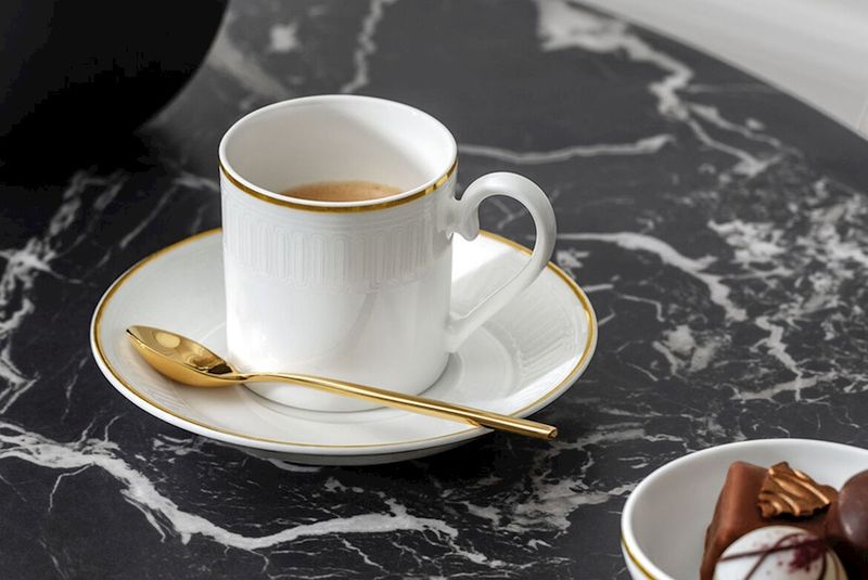 Villeroy&amp;Boch Chateau Septfontaines tazza espresso con piattino set 4 pz