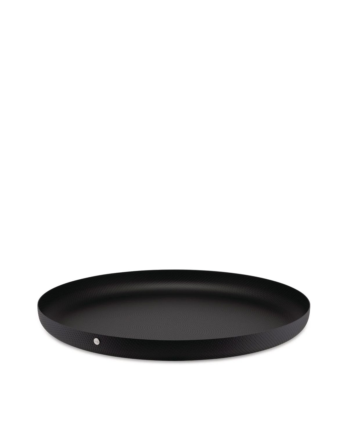 Alessi JM14 vassoio tondo nero