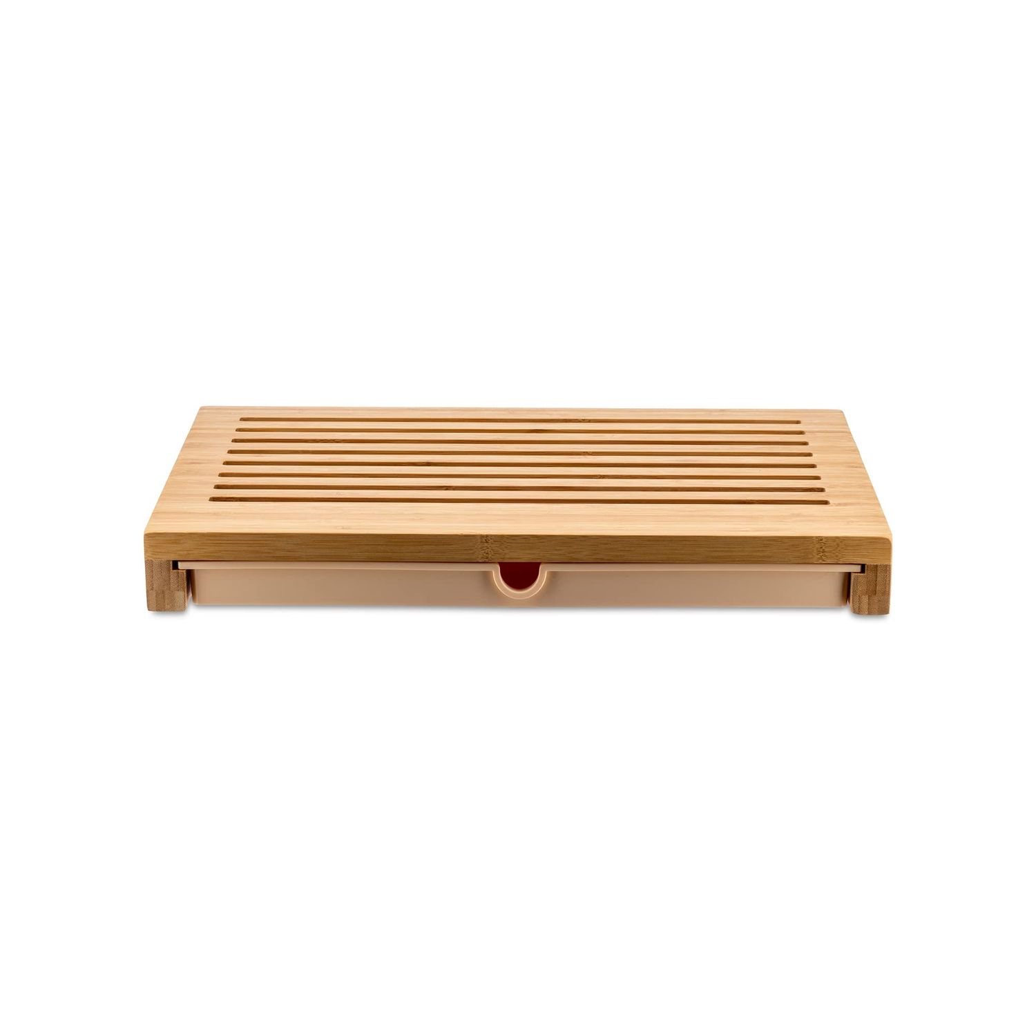 Alessi Sbriciola tagliere in bambu con raccoglitore