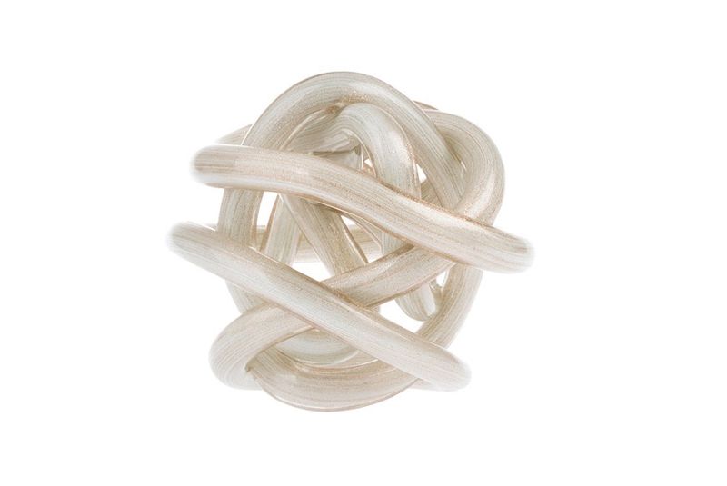 Onlylux Nodo Dell'Amore bianco glitter 14 cm