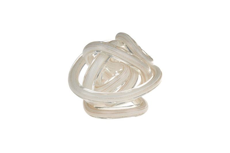 Onlylux Nodo Dell'Amore bianco glitter 18 cm