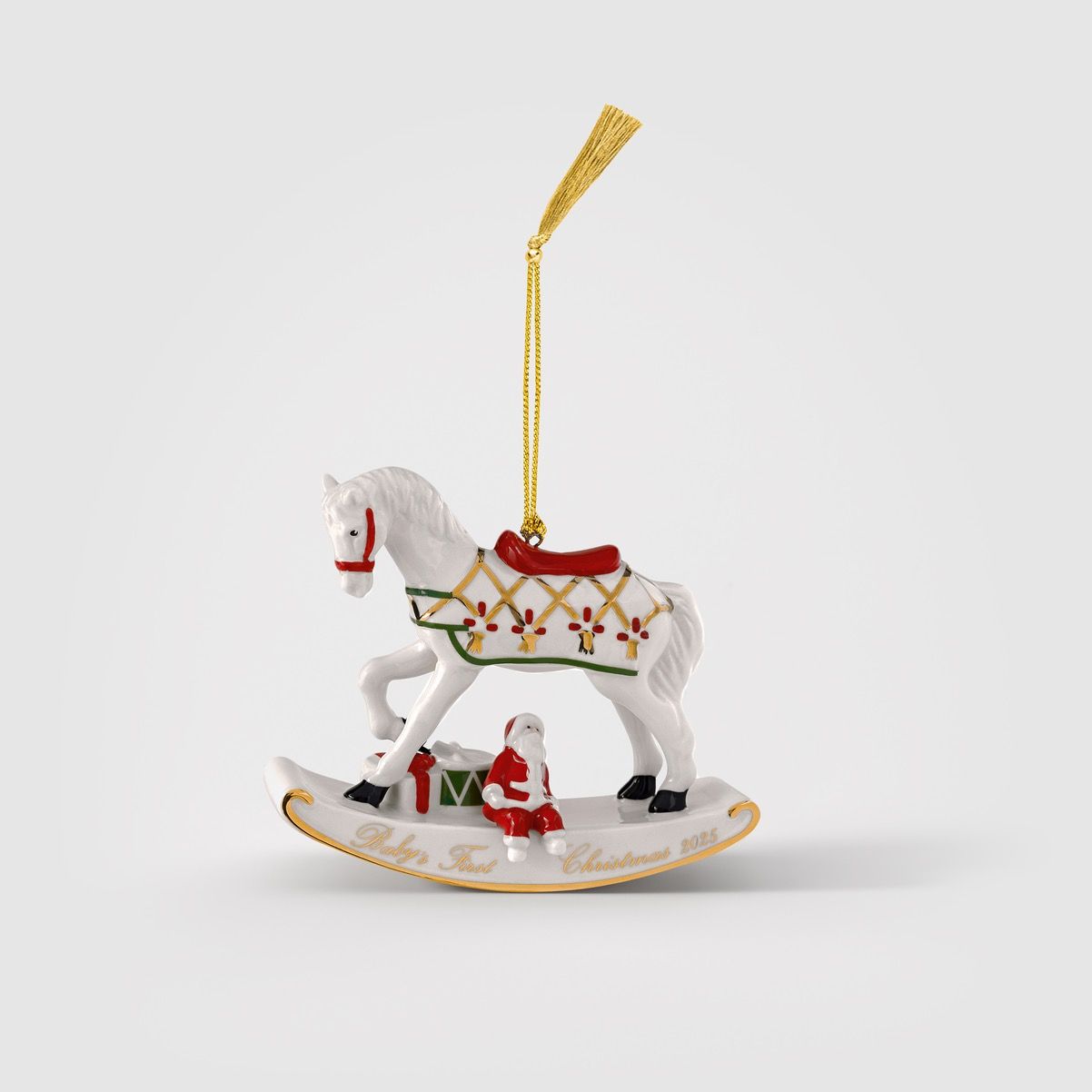Villeroy&amp;Boch Christmas Classics addobbo cavallo a dondolo