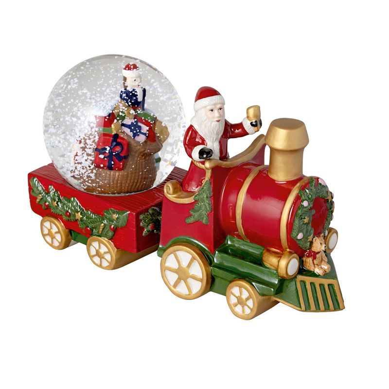 Villeroy&amp;Boch Christmas Toys treno con sfera di neve