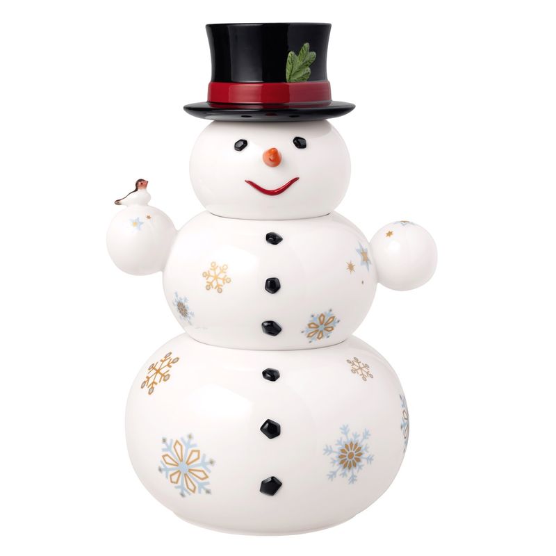Villeroy&amp;Boch Christmas Toys biscottiera pupazzo di neve