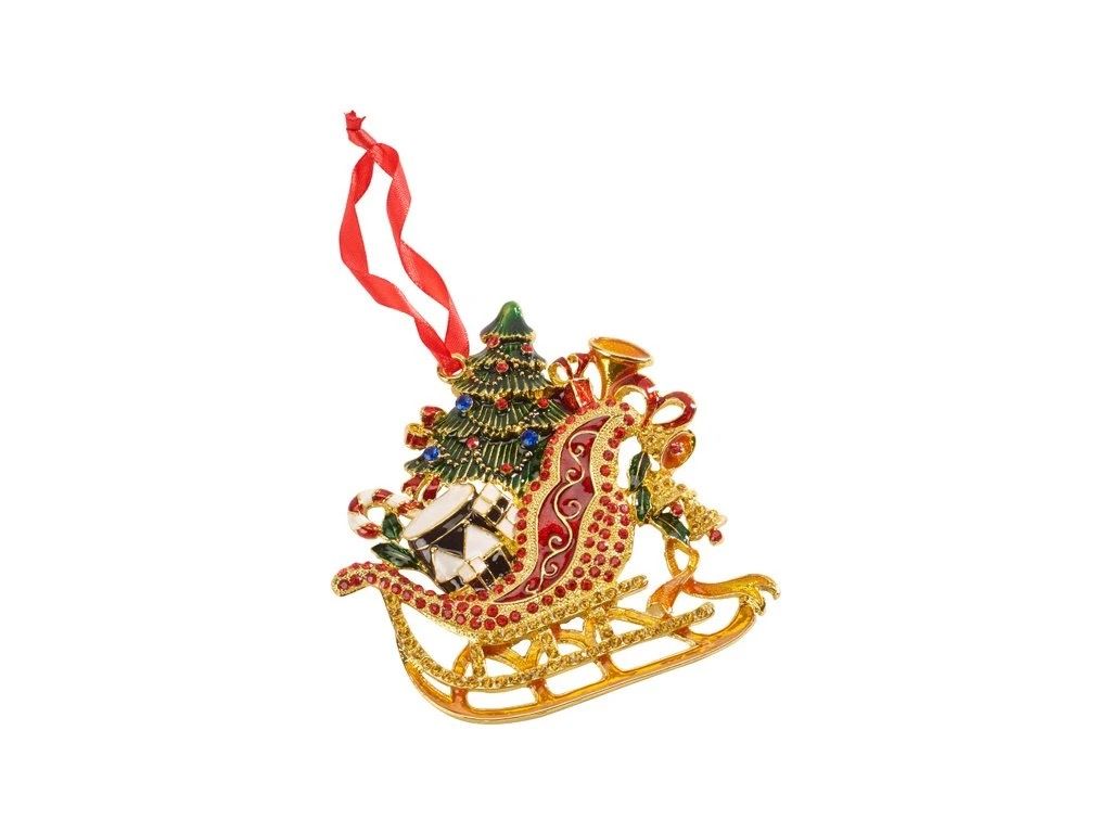 Villeroy &amp; Boch Winter Collage Pendaglio in metallo slitta