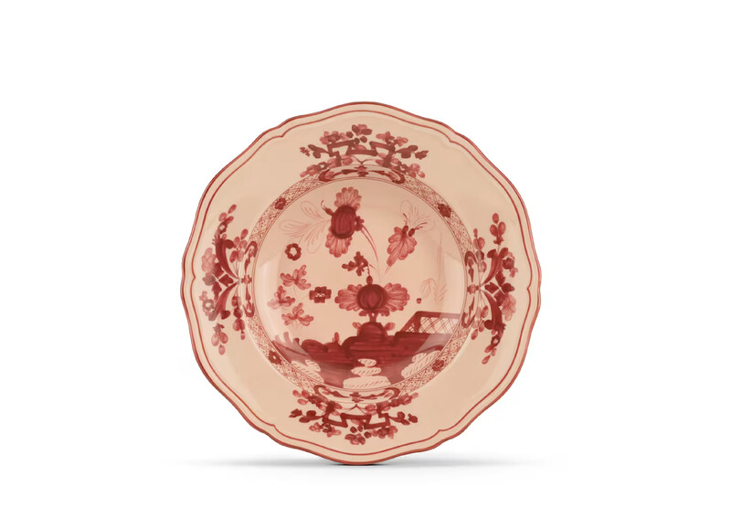 Ginori Oriente Italiano Vermiglio piatto fondo