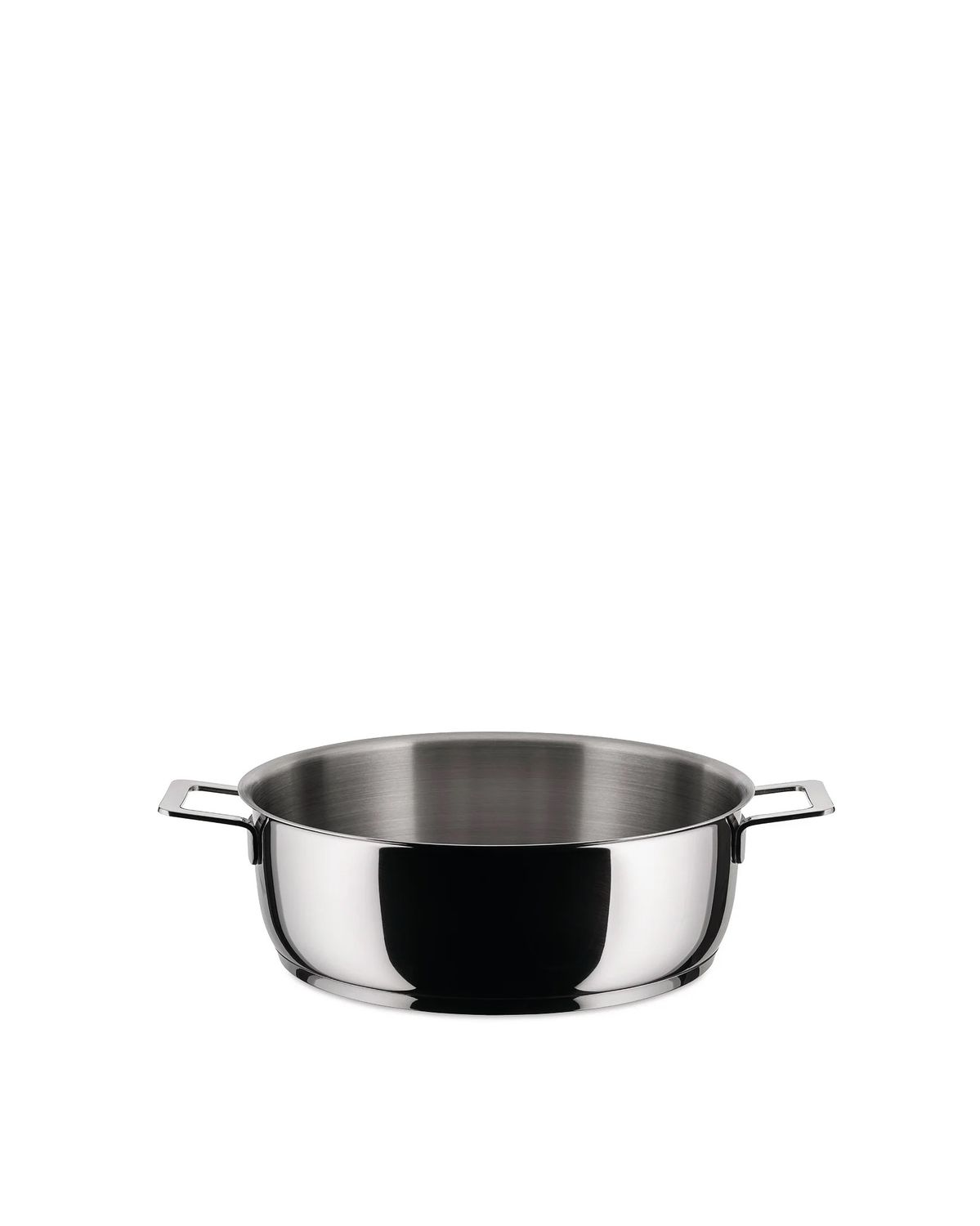 Alessi Pots&amp;Pans casseruola bassa c/coperchio