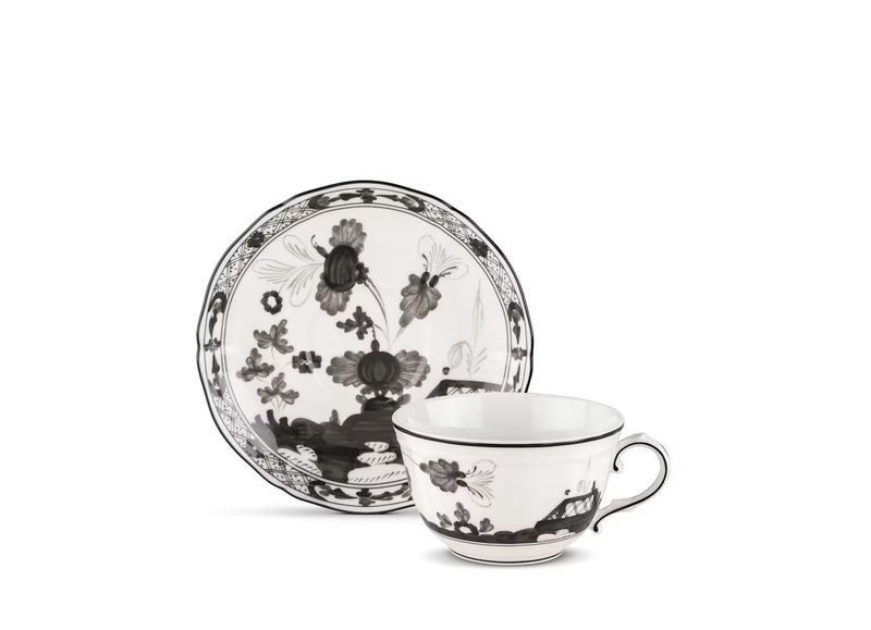 Ginori Oriente Italiano Albus tazza tè con piattino