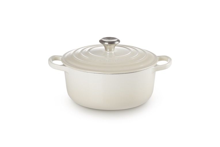 Le Creuset Evolution Cocotte Ghisa Rotonda 20 cm Meringue