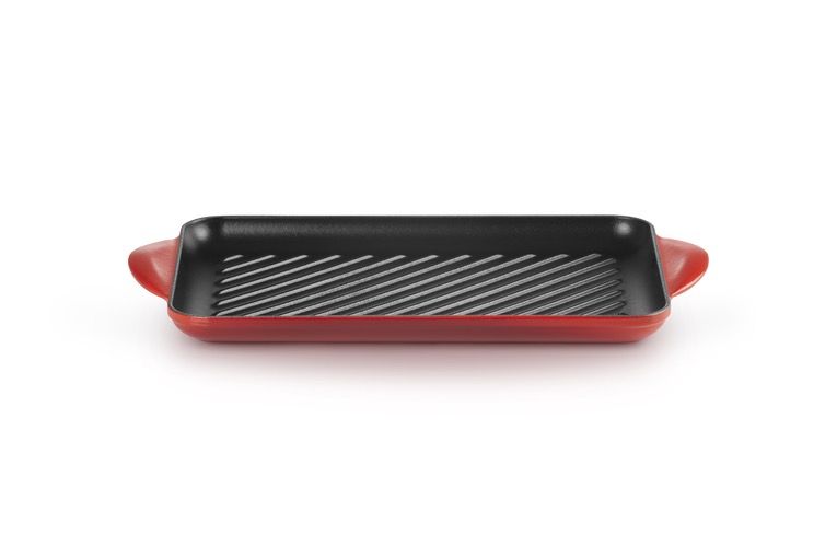 Le Creuset Tradition Grill Ghisa Rettangolare 32x22 CM - Ciliegia