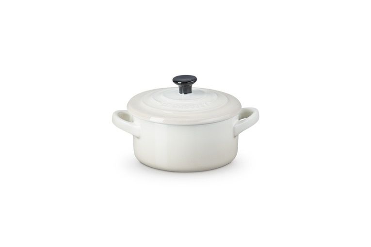 Le Creuset Mini Cocotte Gres Rotonda CM 10 - Meringue
