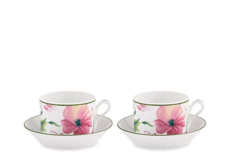 Ginori Florenza Malva set 2 tazze tè