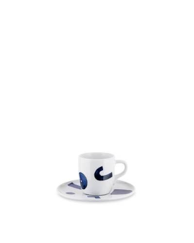 Alessi Itsumo Yunoki tazza caffè con piattino