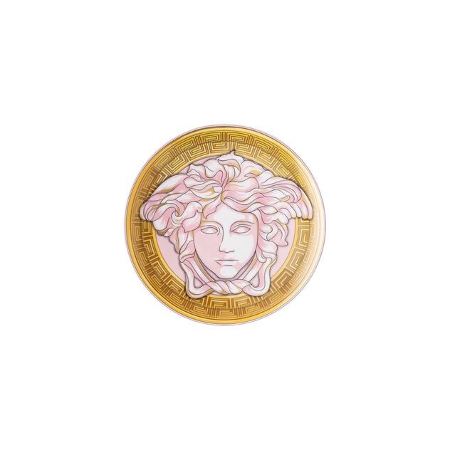 Versace Medusa Amplified Pink Coin piatto piano 17 cm