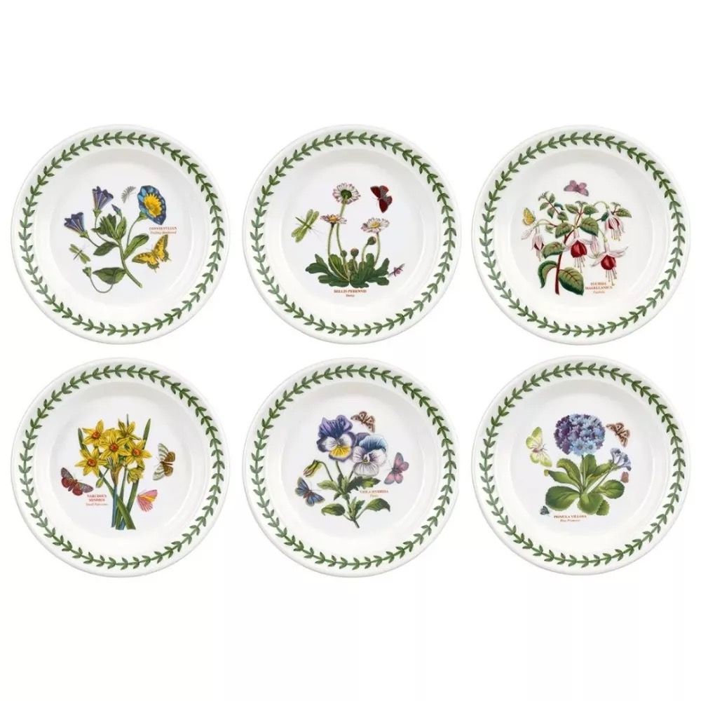 Portmeirion Botanic Garden set 6 piatti pane