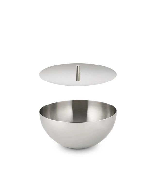 Alessi Rocc portacandela medio con candela Amber