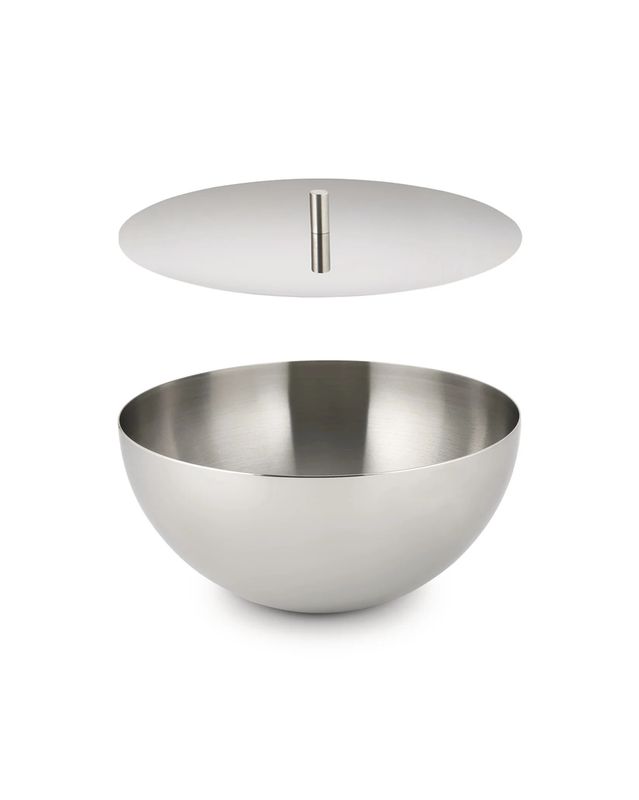 Alessi Rocc portacandela grande con candela Amber
