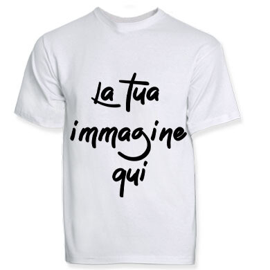 Maglietta con l&#39;immagine/scritta/disegno/foto a vostra scelta tutte le taglie disponibili